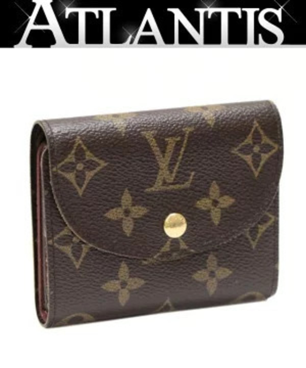 Louis Vuitton Portefeuille Helene Tri fold Wallet Compact Monogram